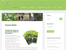 Tablet Screenshot of groenehalte.be